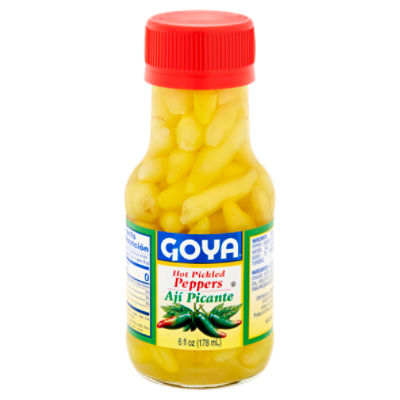 Goya Hot Pickled Peppers, 6 fl oz