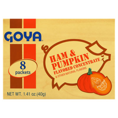 Goya Ham & Pumpkin Flavored Concentrate, 8 count, 1.41 oz