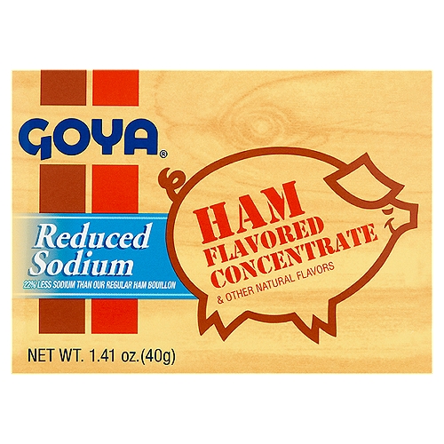 Goya Reduced Sodium Ham Flavored Concentrate, 1.41 oz