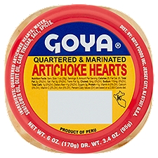 Goya Quartered & Marinated Artichoke Hearts, 6 oz