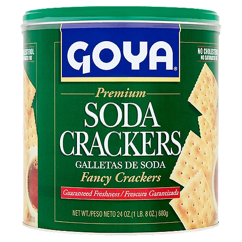 Goya Premium Soda Crackers, 24 oz