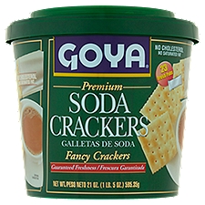 Goya Premium Soda Crackers, 23 count, 21 oz