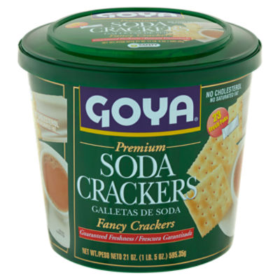 Goya Premium Soda Crackers, 23 count, 21 oz