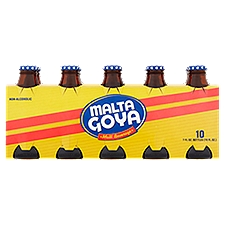 Goya Malta Non-Alcoholic Malt Beverage, 7 fl oz, 10 count