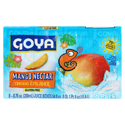 Goya Mango Nectar, 6.76 oz, 8 count Price Rite