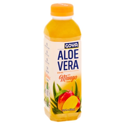 Goya Aloe Vera Drink with Mango Flavor 16.9 fl oz