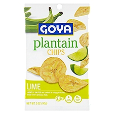Goya Lime Plantain Chips, 5 oz