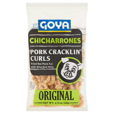 Goya Original Chicharrones Pork Cracklin' Curls, 4.75 oz