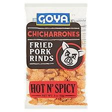 Goya Chicharrones Hot n' Spicy Fried Pork Rinds, 3 oz