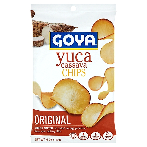 Goya Original Yuca Cassava Chips, 4 oz