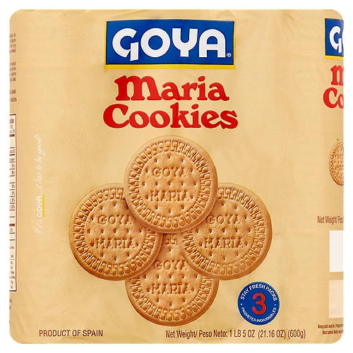 Goya Maria Cookies, 3 pack, 21.16 oz