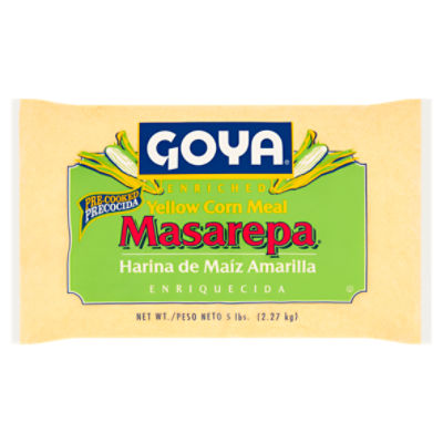 Goya Masarepa Enriched Yellow Corn Meal, 5 lbs