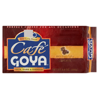 Café Goya Rich, Dark & Smooth Bold Latin Flavor Coffee, 8.8 oz
