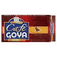 Café Goya Rich, Dark & Smooth Bold Latin Flavor Coffee, 8.8 oz, 8.8 Ounce