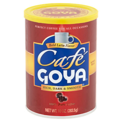 Café Goya Rich, Dark & Smooth Bold Latin Flavor Espresso Coffee, 10 oz