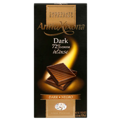 Antiu Xixona 72% Cocoa Intense Dark Chocolate, 4.4 oz