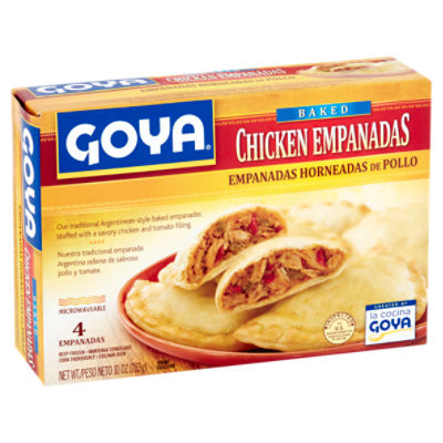 Goya Baked Chicken Empanadas, 4 count, 10 oz