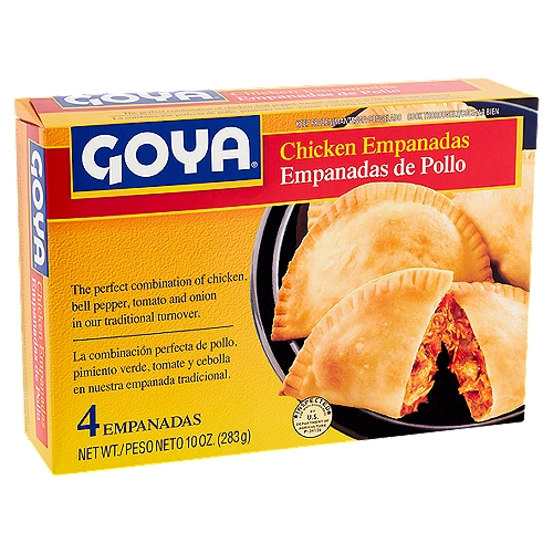 Goya Chicken Empanadas, 4 count, 10 oz