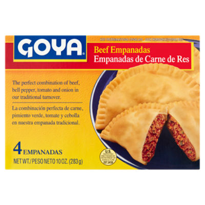 Goya Beef Empanadas, 4 count, 10 oz, 9.5 Ounce