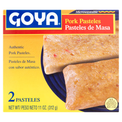 Goya Authentic Pork Pasteles, 2 count, 11 oz, 11 Ounce