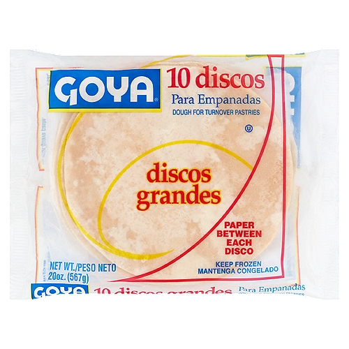 Goya Grandes Discos, 10 count, 20 oz
Dough for Turnover Pastries