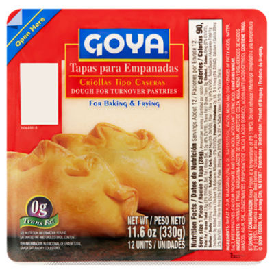 Goya Dough for Turnovers Pastries, 12 count, 11.6 oz