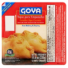 Goya Turnovers Pastries, Dough, 11.6 Ounce