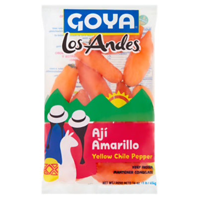 Goya Los Andes Ají Amarillo Yellow Chile Pepper, 16 oz