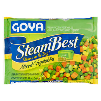 Goya Steam Best Mixed Fresh Frozen Vegetables, 12 oz