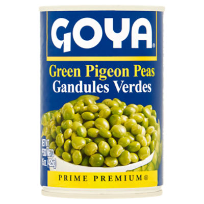 Goya Prime Premium Green Pigeon Peas, 15 oz