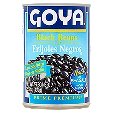 Goya Prime Premium Black Beans, Low Sodium, 15.5 Ounce