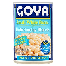 Goya Prime Premium Low Sodium Small White Beans, 15.5 oz