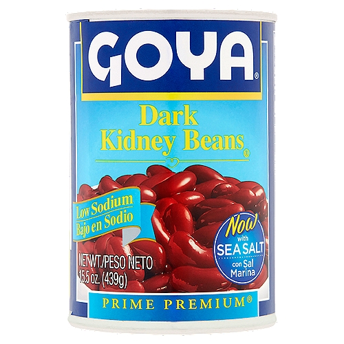 Goya Prime Premium Dark Kidney Beans, 15.5 oz