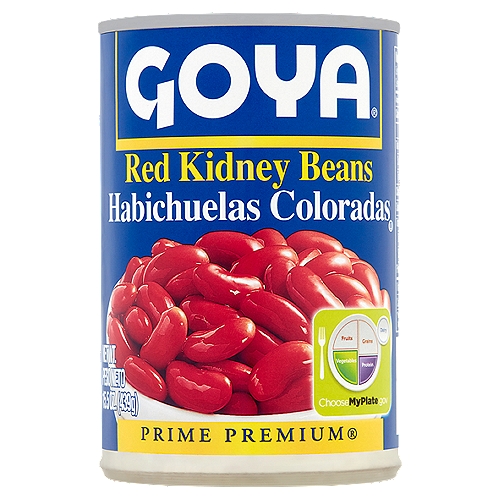 Goya Prime Premium Red Kidney Beans, 15.5 oz
Bright, plump and tender... for classic beans and rice, soups, salads and chili.