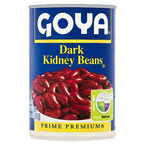 Goya Prime Premium Dark Kidney Beans, 15.5 oz
The Salad Bar Bean®
Rich, plump and tender...makes any salad a meal.