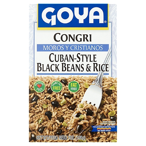 Goya Congri Cuban-Style Black Beans & Rice, 7 oz