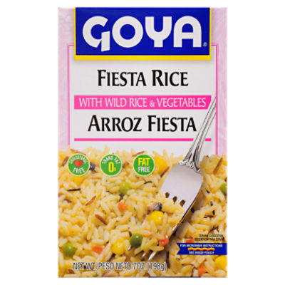 Goya Fiesta Rice with Wild Rice & Vegetables, 7 oz - ShopRite