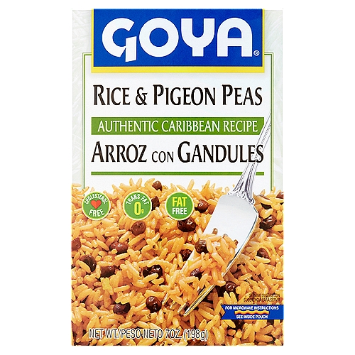 Goya Rice & Pigeon Peas, 7 oz