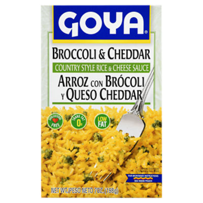 Goya Broccoli & Cheddar Country Style Rice & Cheese Sauce, 7 oz ShopRite