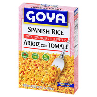 Goya Pasta, Tomatoes & Bell Peppers Spanish Rice, 7 oz
