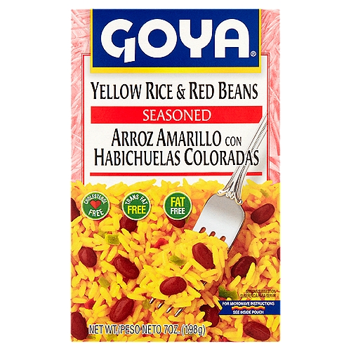 Goya Seasoned Yellow Rice & Red Beans, 7 oz