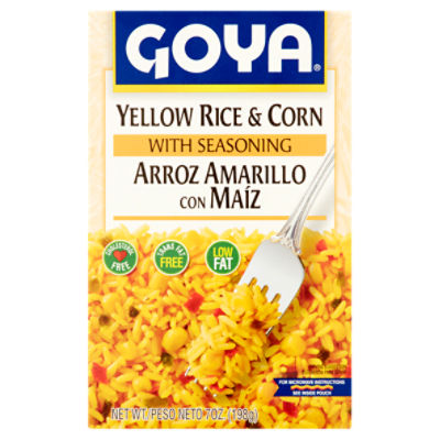 Goya Yellow Rice & Corn with Seasoning, 7 oz