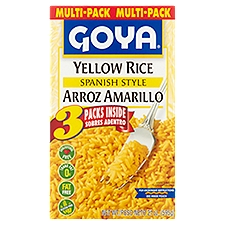 Goya Spanish Style Yellow Rice Multi-Pack, 3 count, 21 oz, 21 Ounce