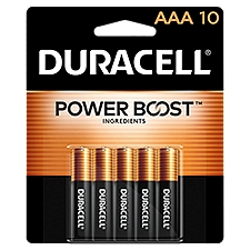 Duracell AAA 1.5 V Alkaline, Batteries, 10 Each