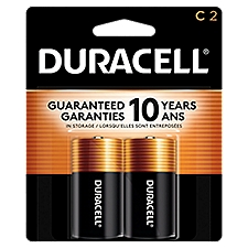 Duracell Coppertop C Alkaline, Batteries, 2 Each