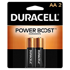 Duracell 1.5 V AA Alkaline Batteries, 2 count