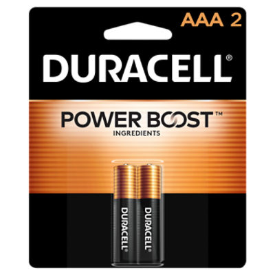 Duracell Power Boost 1.5 V AAA Alkaline Batteries, 2 count
