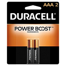 Duracell 1.5 V AAA Alkaline Batteries, 2 count