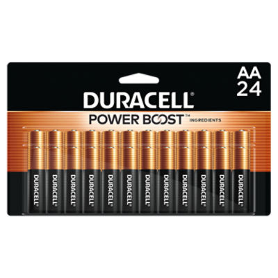 Duracell Power Boost 1.5 V AA Alkaline Batteries, 24 count