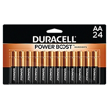 DURACELL  1.5 V AA, Alkaline Batteries, 24 Each